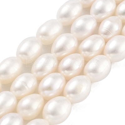 Natural Cultured Freshwater Pearl Beads Strands PEAR-P062-10F-1