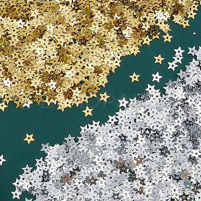 100G 2 Colors PET Paillette/Sequins Pendants KY-CY0001-02-1
