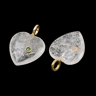 Natural Quartz Crystal Pendants G-D104-01G-08-1