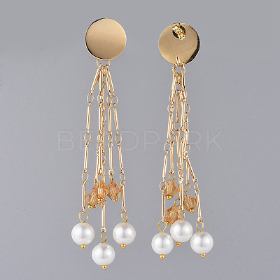 Long Tassel Earrings EJEW-JE03681-04-1