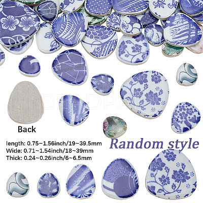 500G Porcelain Cabochons DIY-SP0007-77-1
