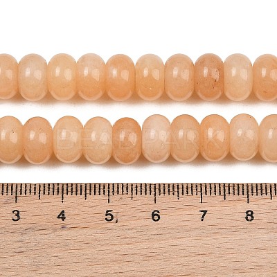 Dyed Natural White Jade Beads Strands G-G107-A41-01-1