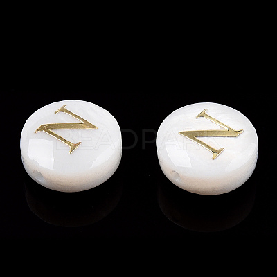 Natural Freshwater Shell Beads SHEL-N036-01N-1