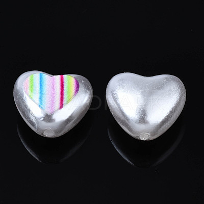 3D Printed ABS Plastic Imitation Pearl Beads KY-S163-438-1