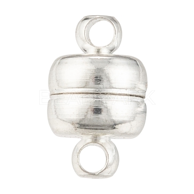 Brass Magnetic Clasps with Loops KK-H361-S-1