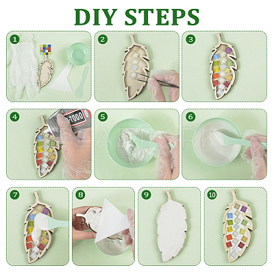 DIY Mosaic Making Kits DIY-GA0007-11-1