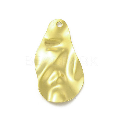 Textured 201 Stainless Steel Pendants LS-STAS-A069-10G-1