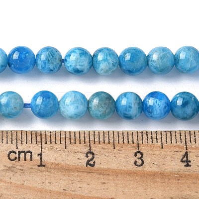 Natural Apatite Beads Strands G-I254-08H-1