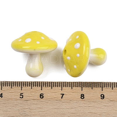 Opaque Acrylic Beads MACR-C036-02A-1