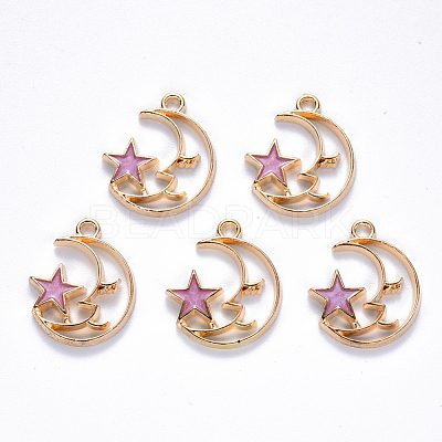 Alloy Enamel Pendants ENAM-S121-062A-1