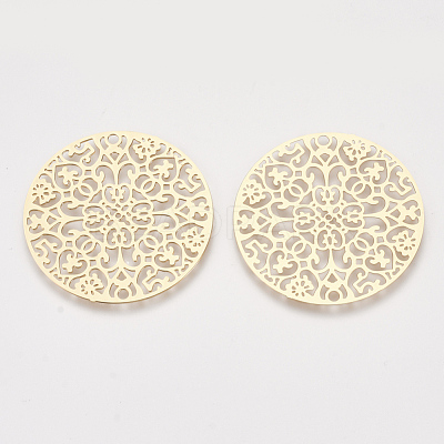Brass Filigree Joiners Links X-KKC-T001-11KC-1