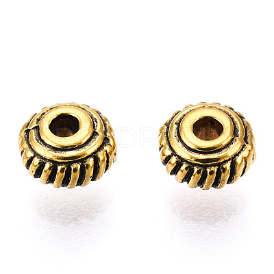 Tibetan Style Spacer Beads GLF0149Y-NF-1