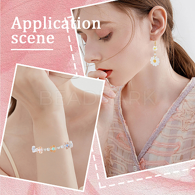 300Pcs Transparent Acrylic Beads TACR-SP0001-04-1