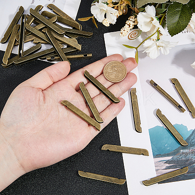30Pcs Iron Cord Ends IFIN-FH0001-89-1
