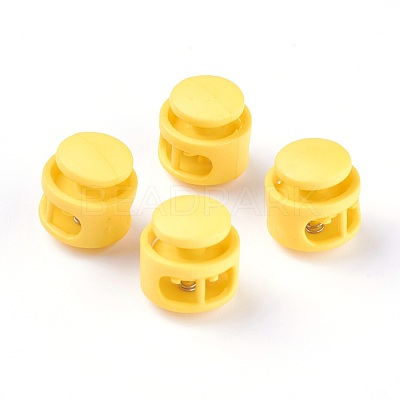 Plastic Spring Cord Locks FIND-WH0039-01H-1