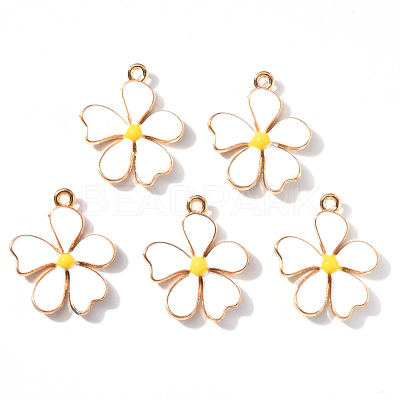 Alloy Enamel Pendants ENAM-R058-01B-1