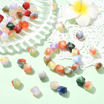 50Pcs Resin Beads RESI-YW0006-29-1