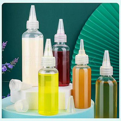 48Pcs 4 Style PP Plastic Bottle Replacement Caps KY-BC0001-24-1