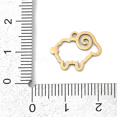 201 Stainless Steel Pendants STAS-F316-27G-1