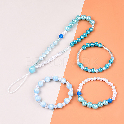 DIY 24 Style Acrylic & Resin Beads Jewelry Making Finding Kit DIY-NB0012-01E-1