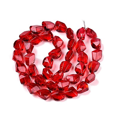 Electroplate Glass Beads Strands EGLA-N012-05A-1