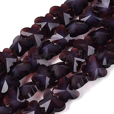 Opaque Glass Beads Strands GLAA-N073-01J-1