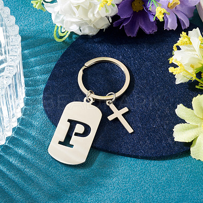 1Pc Stainless Steel Keychains KEYC-TADJ0001-08P-1
