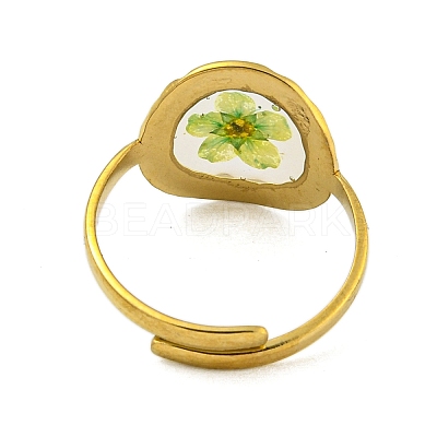 Brass Adjustable Rings for Women RJEW-G265-10G-1