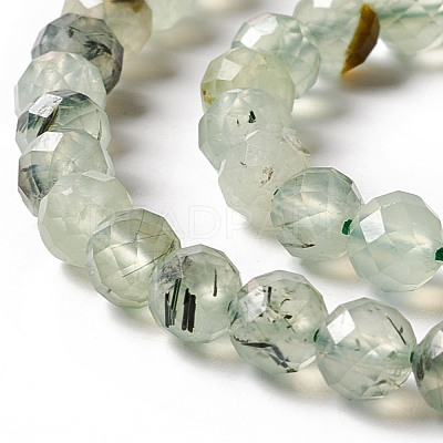 Natural Prehnite Beads Strands G-F717-11A-1