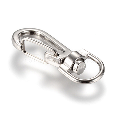 Alloy Swivel Lobster Claw Clasps X-PALLOY-T010-06P-1