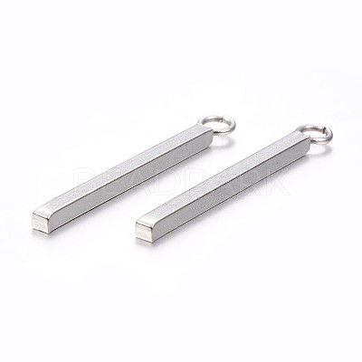 Tarnish Resistant 304 Stainless Steel Pendants STAS-P186-05P-33mm-1
