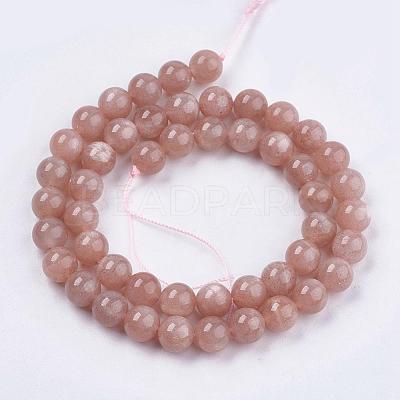 Natural Sunstone Beads Strands G-J157-10mm-07-1