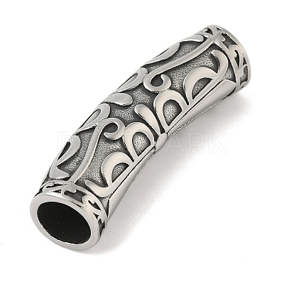 304 Stainless Steel Tube Beads STAS-Z147-12AS-03-1