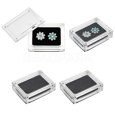 Acrylic Loose Diamond Packaging Boxes with Magnetic CON-WH0105-14A-1