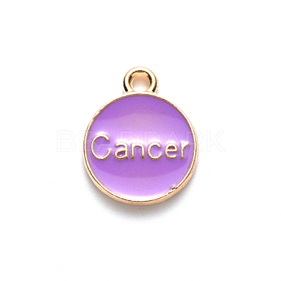 Alloy Enamel Pendants X-ENAM-S124-01A-01D-1