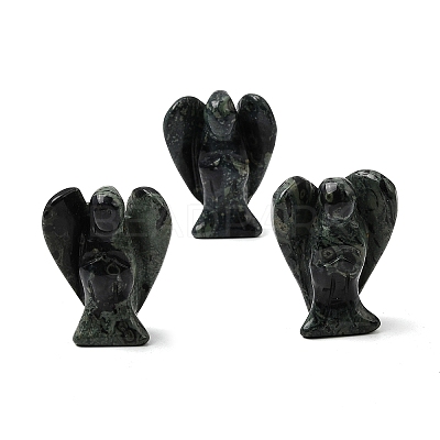 Natural Rhyolite Jasper Angel Figurine DJEW-N006-01A-33-1