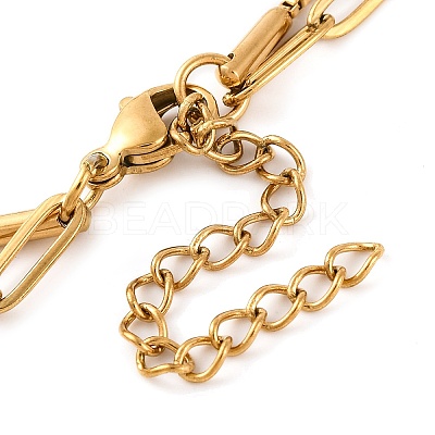 304 Stainless Steel Multi-Strand Chain Bracelets LS-BJEW-G711-03A-G-1