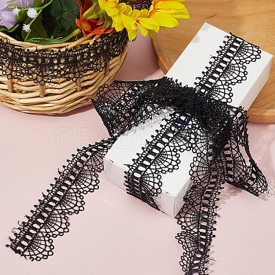15 Yards Polyester Stitchwork Lace OCOR-GF0002-40B-1