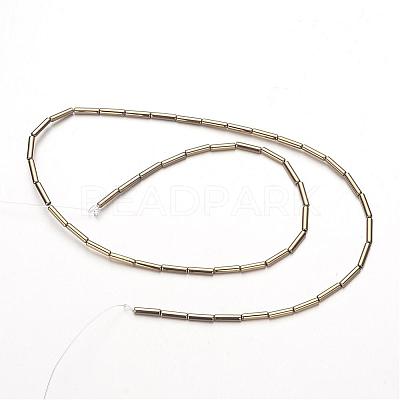 Electroplate Non-magnetic Synthetic Hematite Bead Strands G-F300-37B-06-1