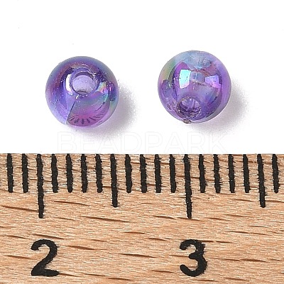 Eco-Friendly Transparent Acrylic Beads PL732-10-1