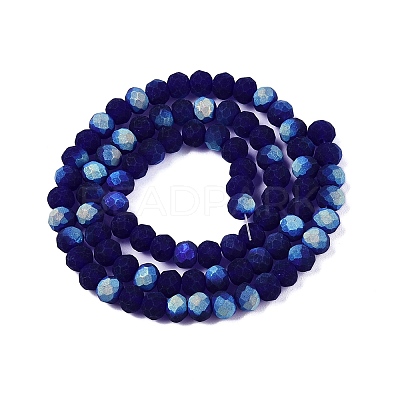 Transparent Glass Beads Strands LS-EGLA-A044-T6mm-MB06-1