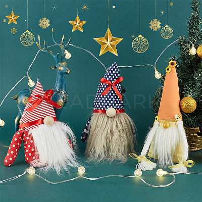 Artificial Wool Gnome Beard Costume Beard DIY-WH0188-94A-1