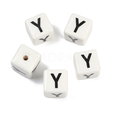 Porcelain Beads PORC-R003-08Y-1