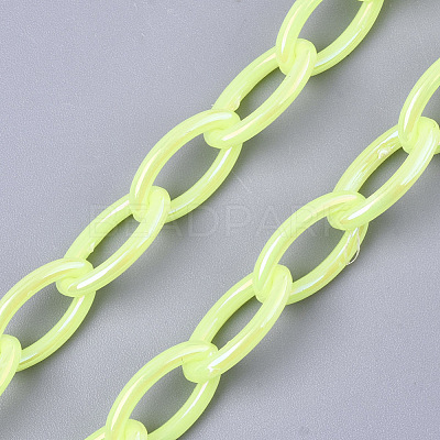 Acrylic Opaque Cable Chains X-PACR-N009-001I-1