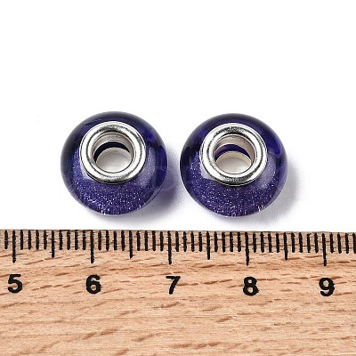 Large Hole Resin European Beads OPDL-R118-13B-1