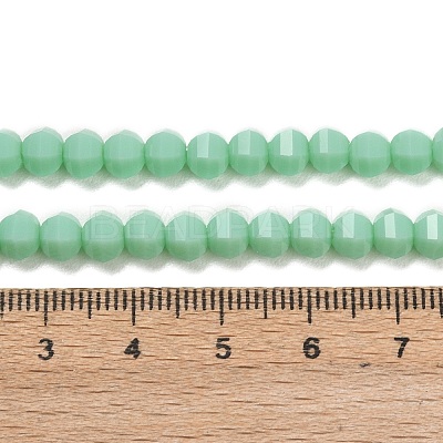 Opaque Glass Beads Strands GLAA-G125-01C-02-1
