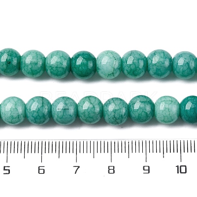 Ombre Effect Dyed Glass Beads Strands X-GLAA-T031-01O-09-1