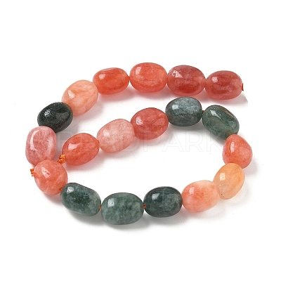 Dyed Natural Malaysia Jade Beads Strands G-P528-I08-01-1
