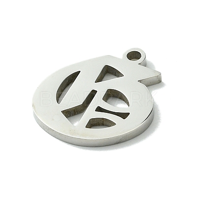 Non-Tarnish 201 Stainless Steel Pendants STAS-B055-01P-O-1