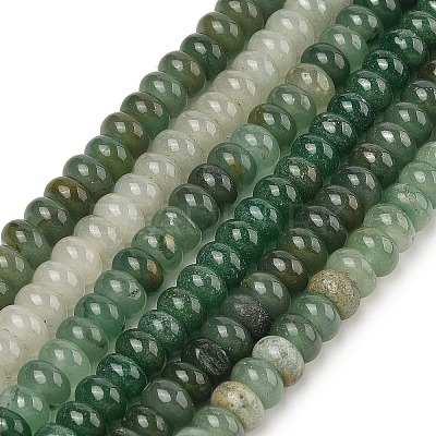 Natural Green Aventurine Beads Strands G-D481-03B-1